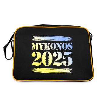 Mykonos 2025 - Sac Retro - noir/or - Dos