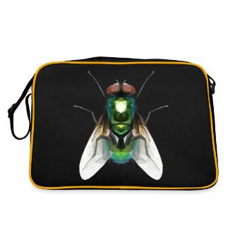 Fly - Retro Bag - black/gold - Back