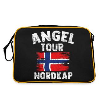 NORTH CAPE - Fishing Tour Norway customizable - Retro Bag - black/gold - Back