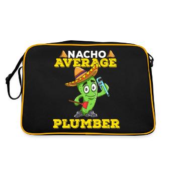 Cinco De Mayo Plumber - Retro Bag - black/gold - Back