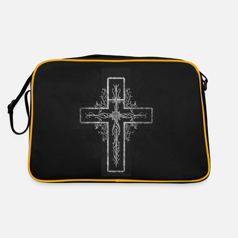 Kreuz Goth Gott Gothic Retro Tasche