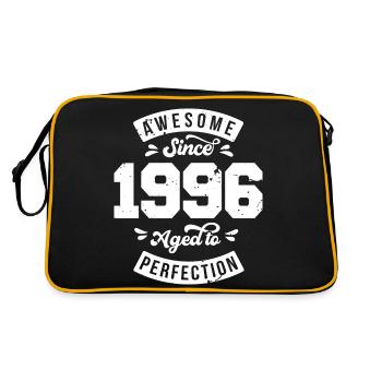 Millésime 1996 anniversaire - rétro 1996 - Sac Retro - noir/or - Dos