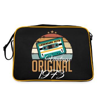 Millésime 1973 Né Original 1973 Anniversaire - Sac Retro - noir/or - Dos