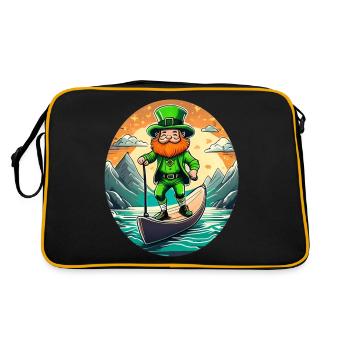 Planche à pagaie Shamrock Shamrock de la Saint-Patrick - Sac Retro - noir/or - Dos