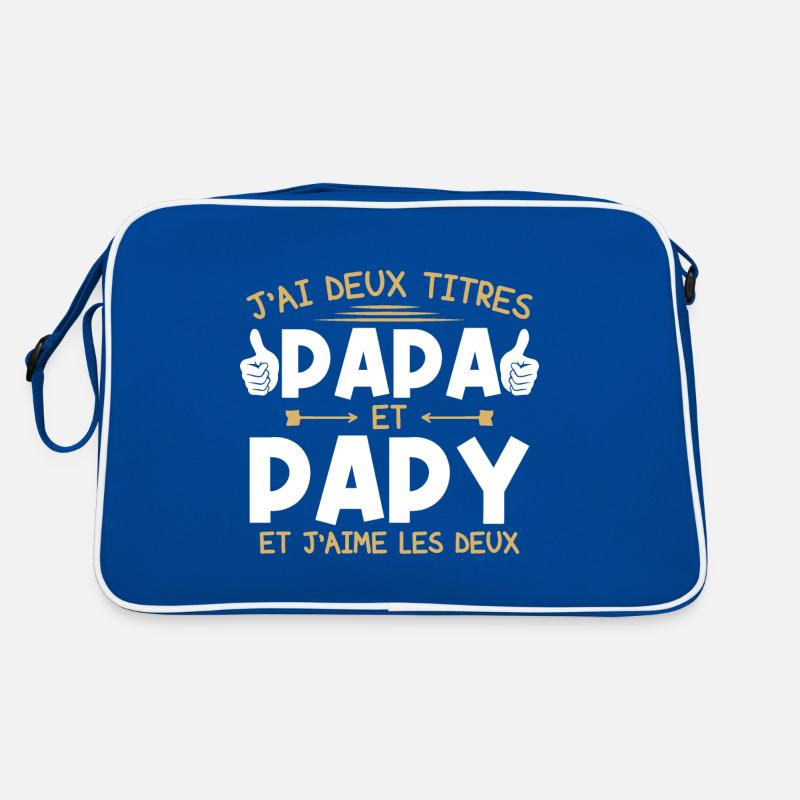 Papa et papy Sac Retro