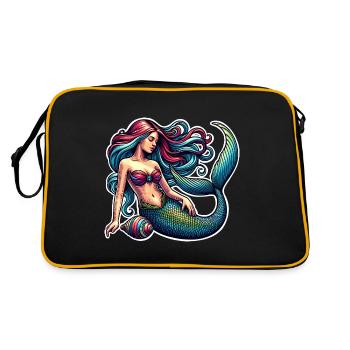 Sirène - Sac Retro - noir/or - Dos
