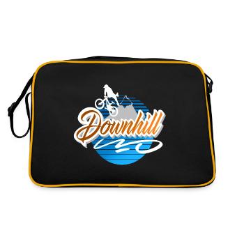 Downhill - Retro Bag - black/gold - Back