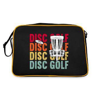 Disc Golf - Sac Retro - noir/or - Dos