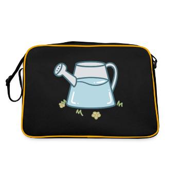 Sweet watering can - Retro Bag - black/gold - Back