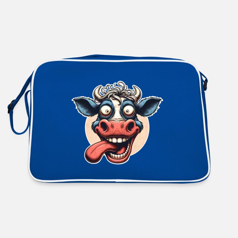 Cow Crazy Retro Bag