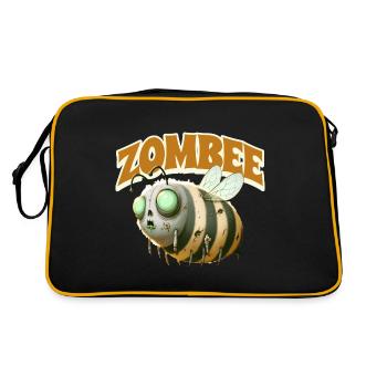Abeille zombie Zombee - Sac Retro - noir/or - Dos