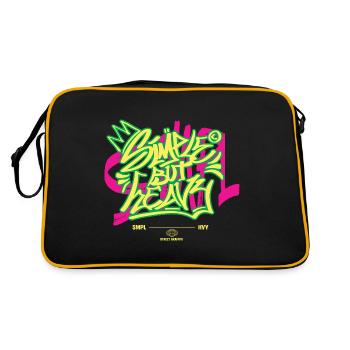 Graffiti urbain streetwear - Sac Retro - noir/or - Dos