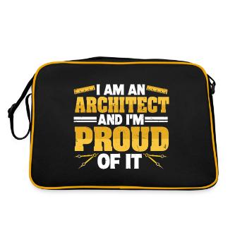 Architect - Retro Bag - black/gold - Back