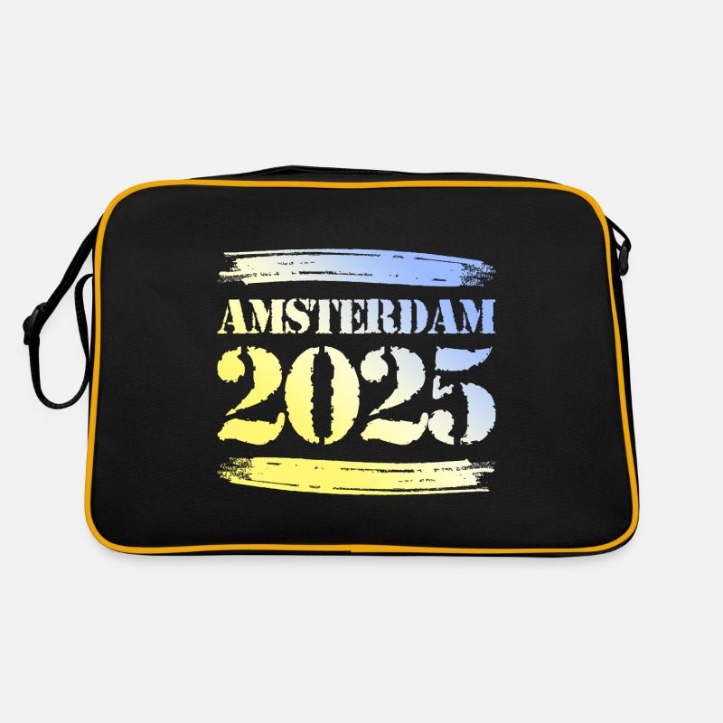Amsterdam 2025 Retro Tasche