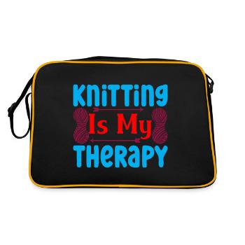 Tricot Couture Couture Crochet - Sac Retro - noir/or - Dos