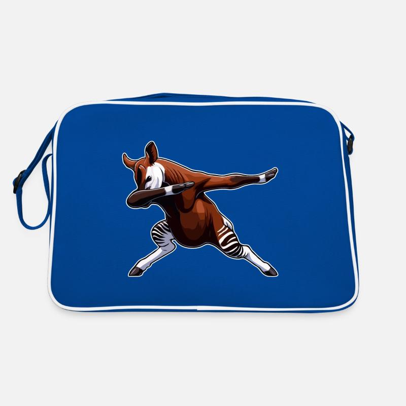 Okapi Tier Niedliches Okapi Retro Tasche