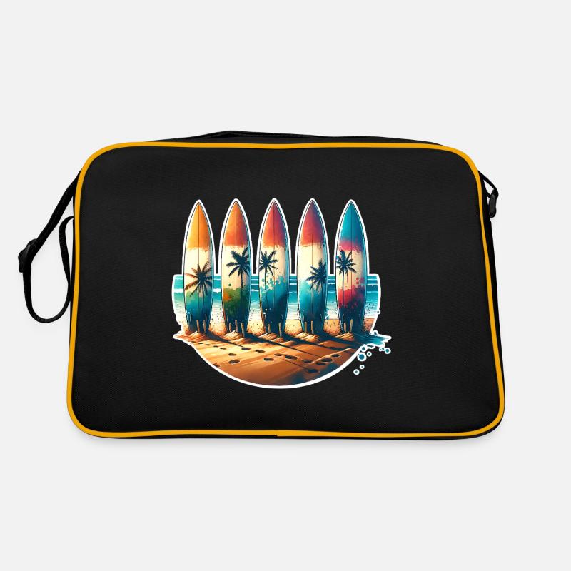 Surfen Surfer Retro Tasche