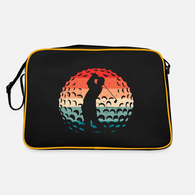 Golf Golfer Retro Tasche