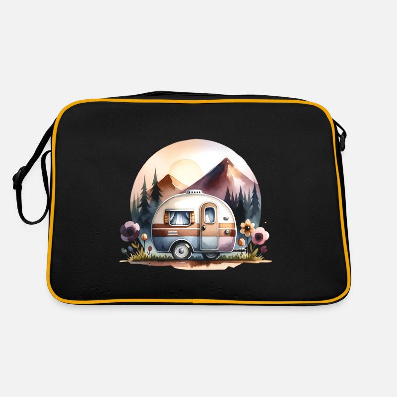 Camping Retro Tasche