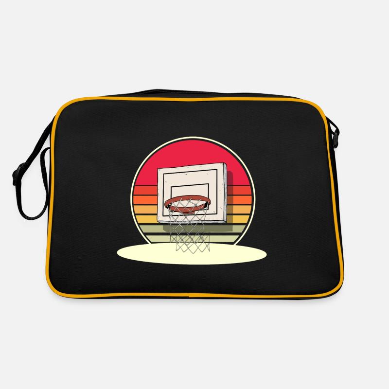 Panier de basket-ball Basket-ball Sac Retro