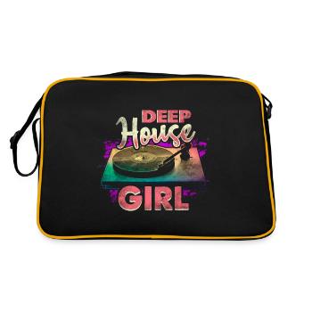 Musique Deep House - Sac Retro - noir/or - Dos
