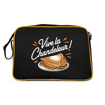 Vive la Chandeleur - Sac Retro - noir/or - Dos