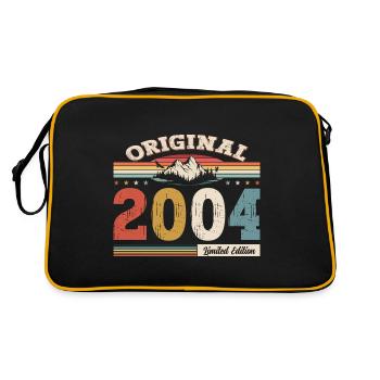 20ème Anniversaire Année 2004 Millésime 2004 Original - Sac Retro - noir/or - Dos