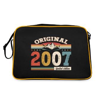 18ème Anniversaire Année 2007 Cru 2007 Original - Sac Retro - noir/or - Dos