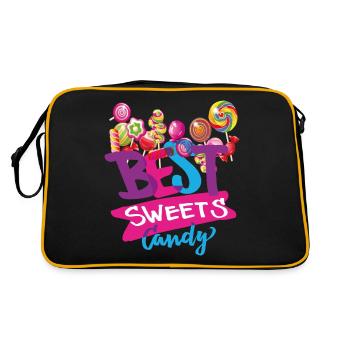 candy best candy - Retro Bag - black/gold - Back