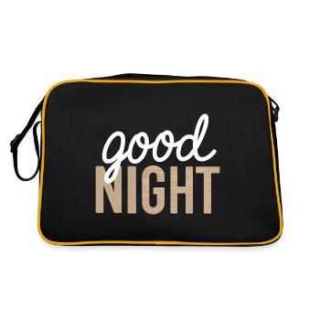 Good night - Sac Retro - noir/or - Dos