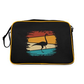 Dinosaur - Retro Bag - black/gold - Back