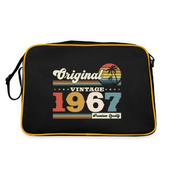Original Mai 1967 Millésime 1967 Anniversaire 1967 - Sac Retro - noir/or - Dos