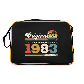 Original 1983 Millésime 1983 Anniversaire 1983 - Sac Retro - noir/or - Dos