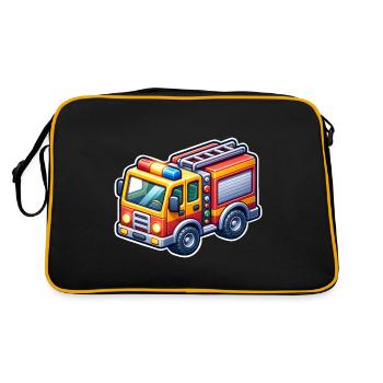 Fire brigade - Retro Bag - black/gold - Back