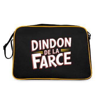 Dindon de la farce - Sac Retro - noir/or - Dos