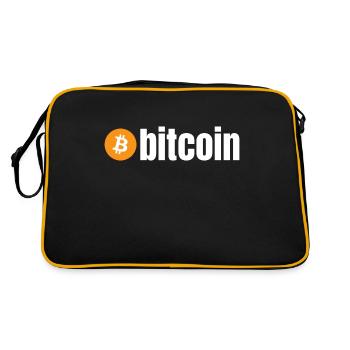 Bitcoin - Sac Retro - noir/or - Dos