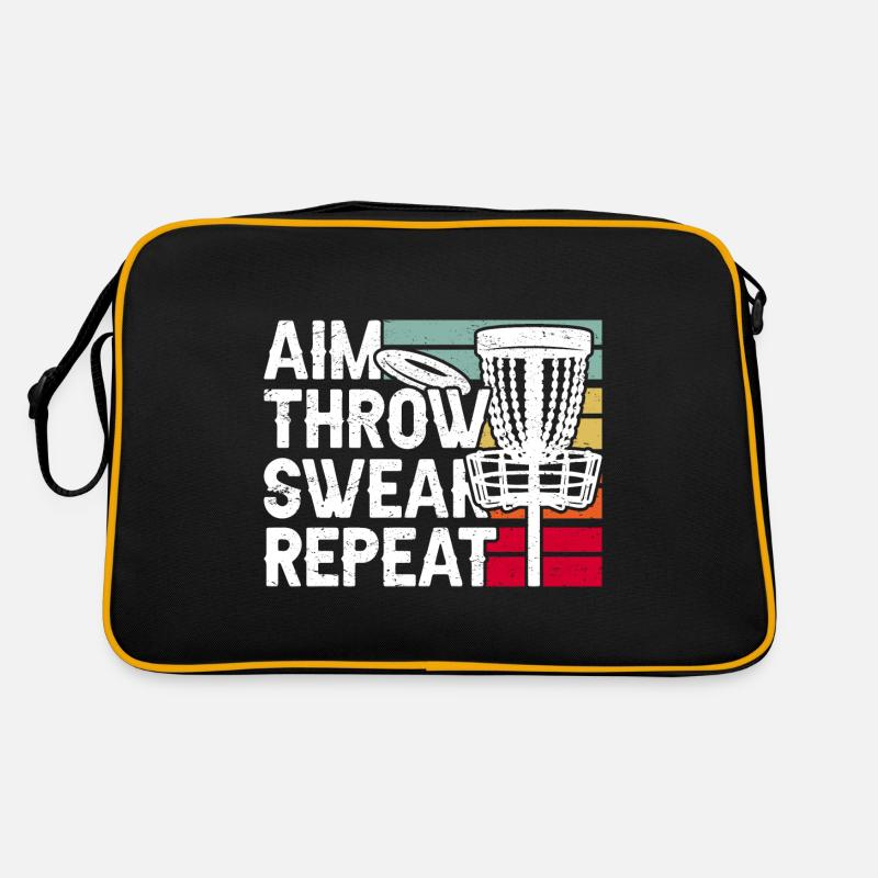 Disc Golf Disc Golfing Sac Retro