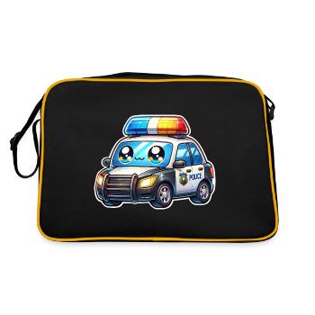 Police - Sac Retro - noir/or - Dos