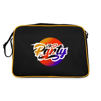 Parti - Sac Retro - noir/or - Dos