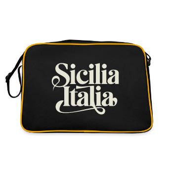 Sicilia - Italia - Sac Retro - noir/or - Dos