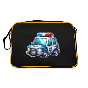Police - Sac Retro - noir/or - Dos