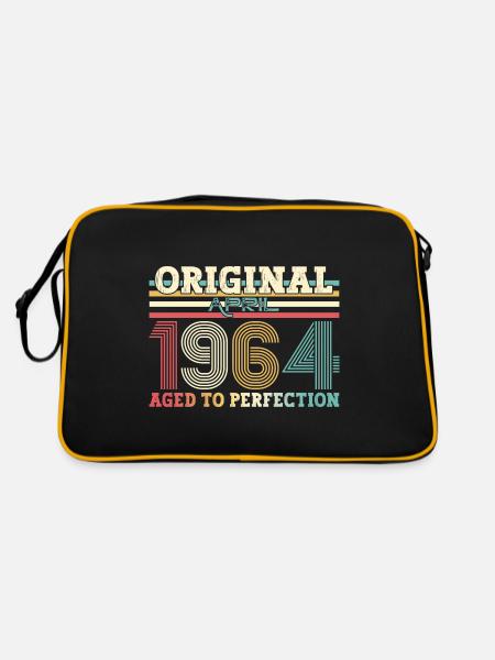 60e anniversaire Original avril Vintage 1964 - Sac Retro - noir/or