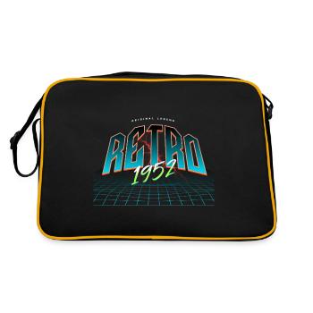 1952 Year of birth Year of manufacture Birthday - Retro Bag - black/gold - Back