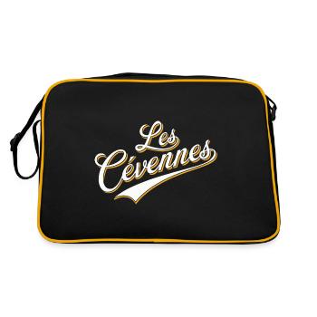 Les Cévennes - Sac Retro - noir/or - Dos