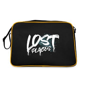 Lost Places - Retro Bag - black/gold - Back