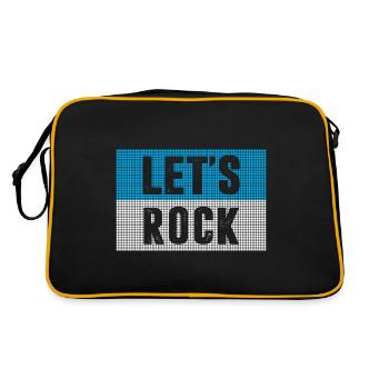 Rock and Roll Musique Rock - Sac Retro - noir/or - Dos
