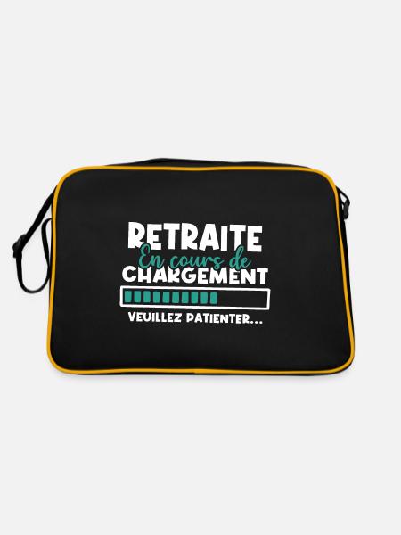 Retraite en cours de chargement - Sac Retro - noir/or