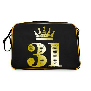 31 Chiffre Couronne Or - Sac Retro - noir/or - Dos