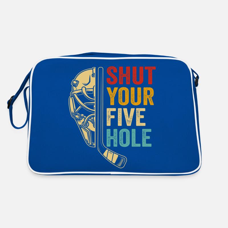 Mach dein Fünfloch zu Retro Tasche