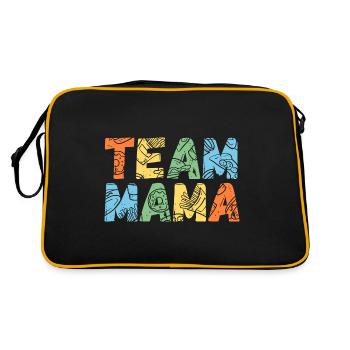 Mother Team Mom - Retro Bag - black/gold - Back